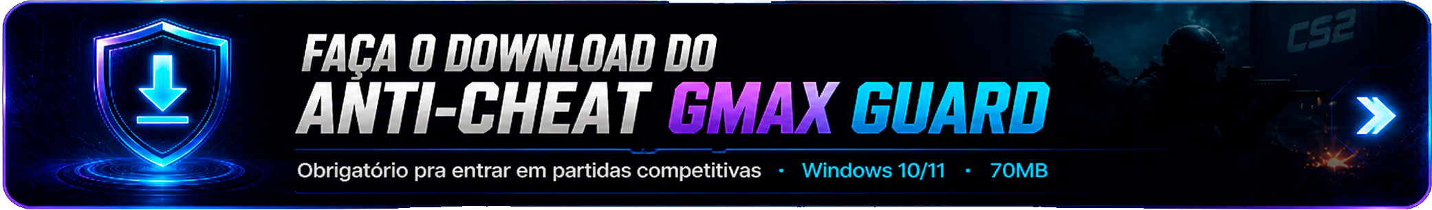 Faça o download do anti-cheat GMAX GUARD